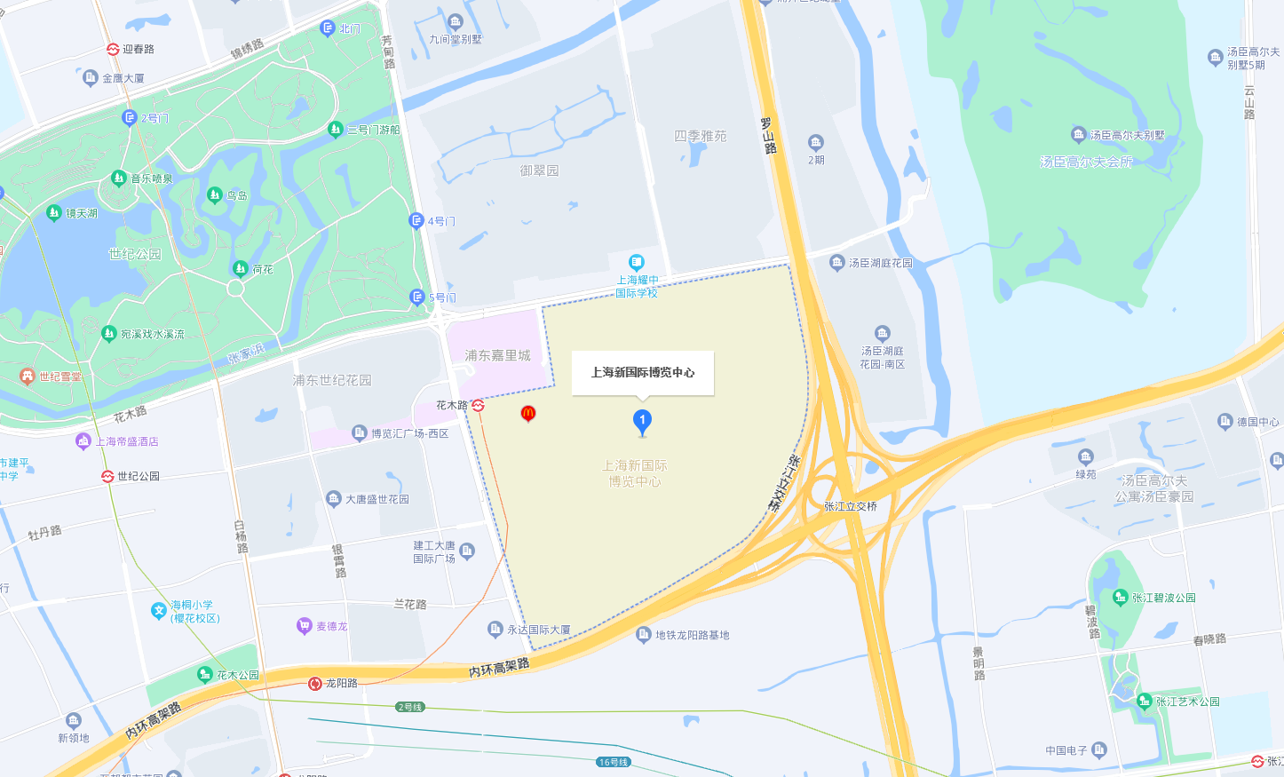 第十六屆世界制藥機(jī)械、包裝設(shè)備與材料中國(guó)展位置